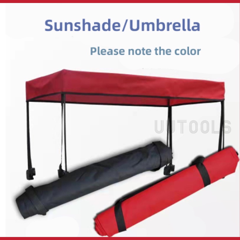 Ready stock Outdoor Trolley Folding Wagon Cart Tent Trolley Awning