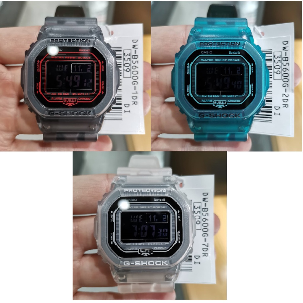 CASIO G-Shock Smartphone Link Translucent Gradated Color DW-B5600G ...