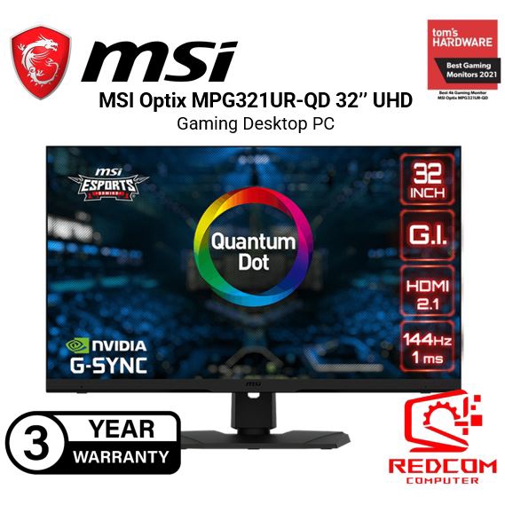 MSI OPTIX MPG321UR-QD GAMING MONITOR / 32