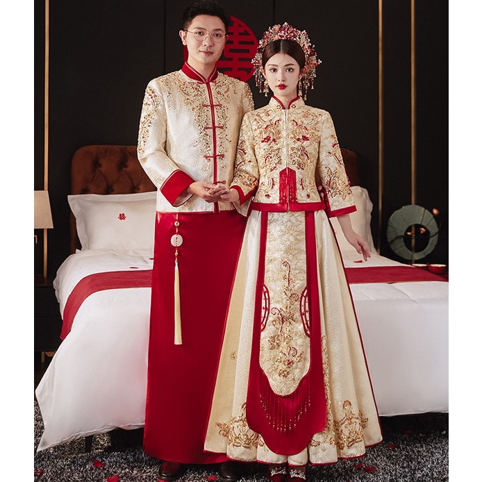 Custom chinese wedding dress hotsell