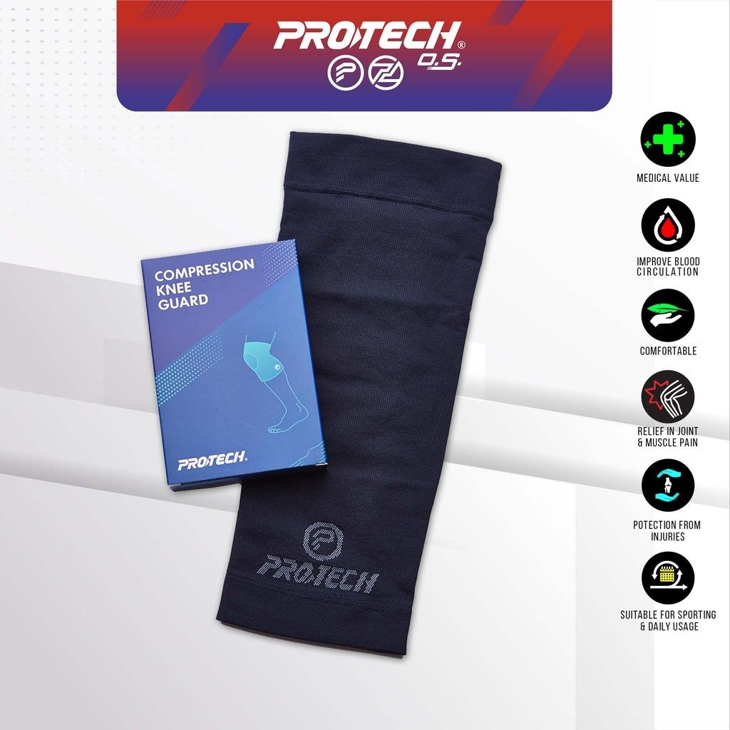 PROTECH Breathable Knee Guard Protection Sport Support Brace ...
