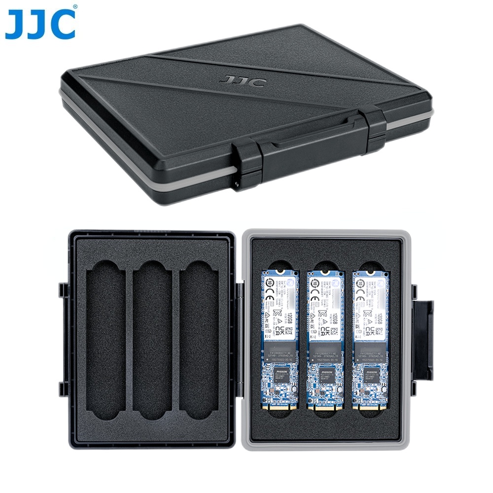 JJC JCR-SSD6 Portable Storage Case Slim Protection Box for Hods 6 Pcs M ...