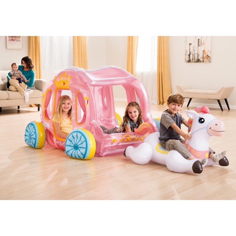 Intex Princess Carriage inflatable ride-on | Shopee Malaysia