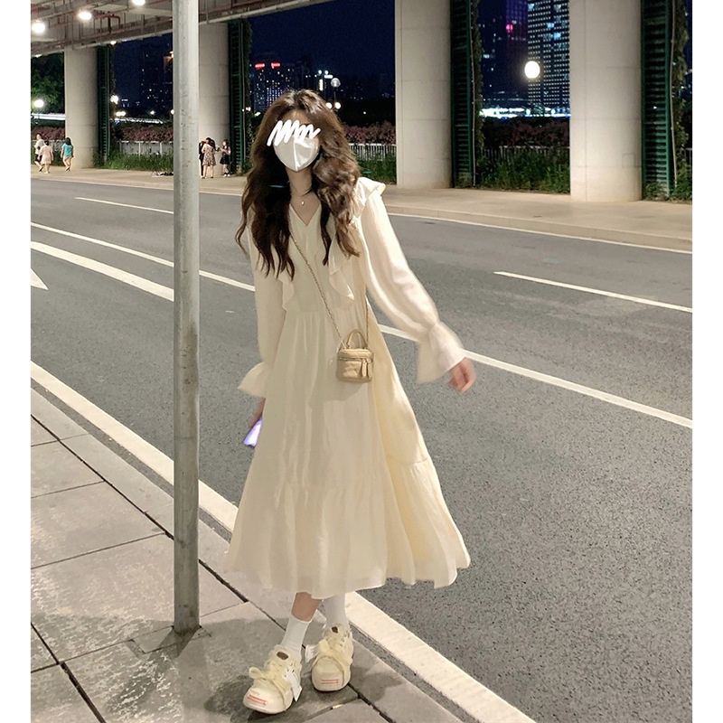 Korean deals long dress