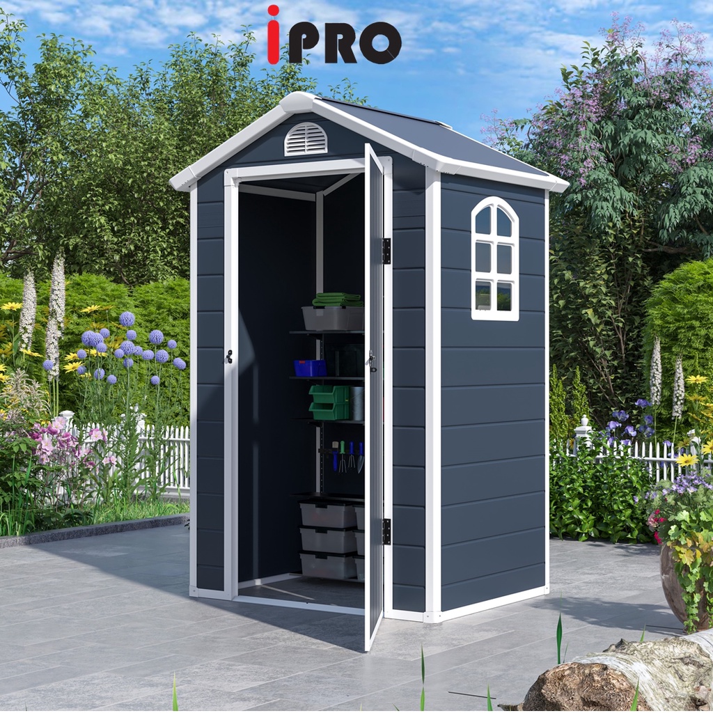 Outdoor Garden Storage Plastic Shed Cabin Store / Backyard Big Garden ...