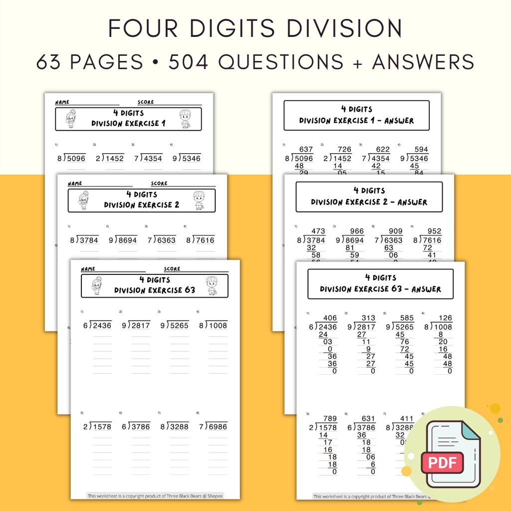 [PDF] Printable Mathematics Worksheets | 500 Questions | Addition ...