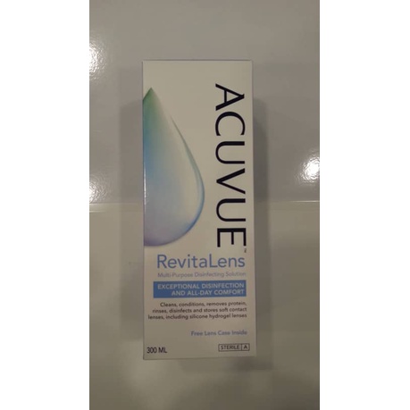 ACUVUE RevitaLens Multi-Purpose Disinfecting Solution ( 300ml ...