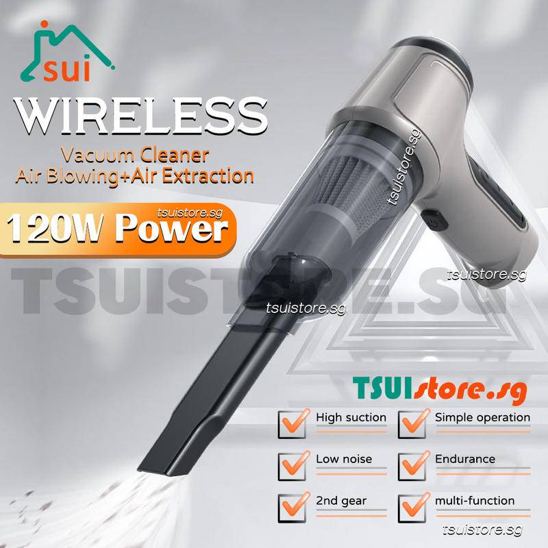 SUITU Wireless Vacuum Blower Cleaner Handheld Blow Dust Vacuum For Car