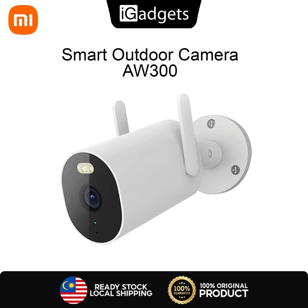Xiaomi Mijia Smart Outdoor Camera CCTV AW300 IP66 2K Full Color Night