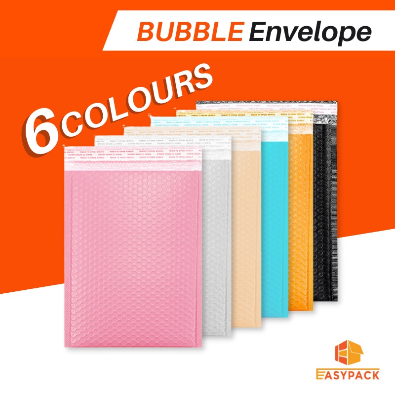 EASYPACK 1pcs Bubble Envelope Parcel Bag Courier Bag With Bubble Wrap
