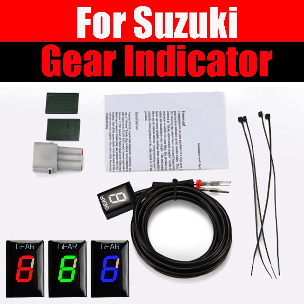 Gear Indicator Motorcycle Digital Gear Display Meter For Suzuki GSX