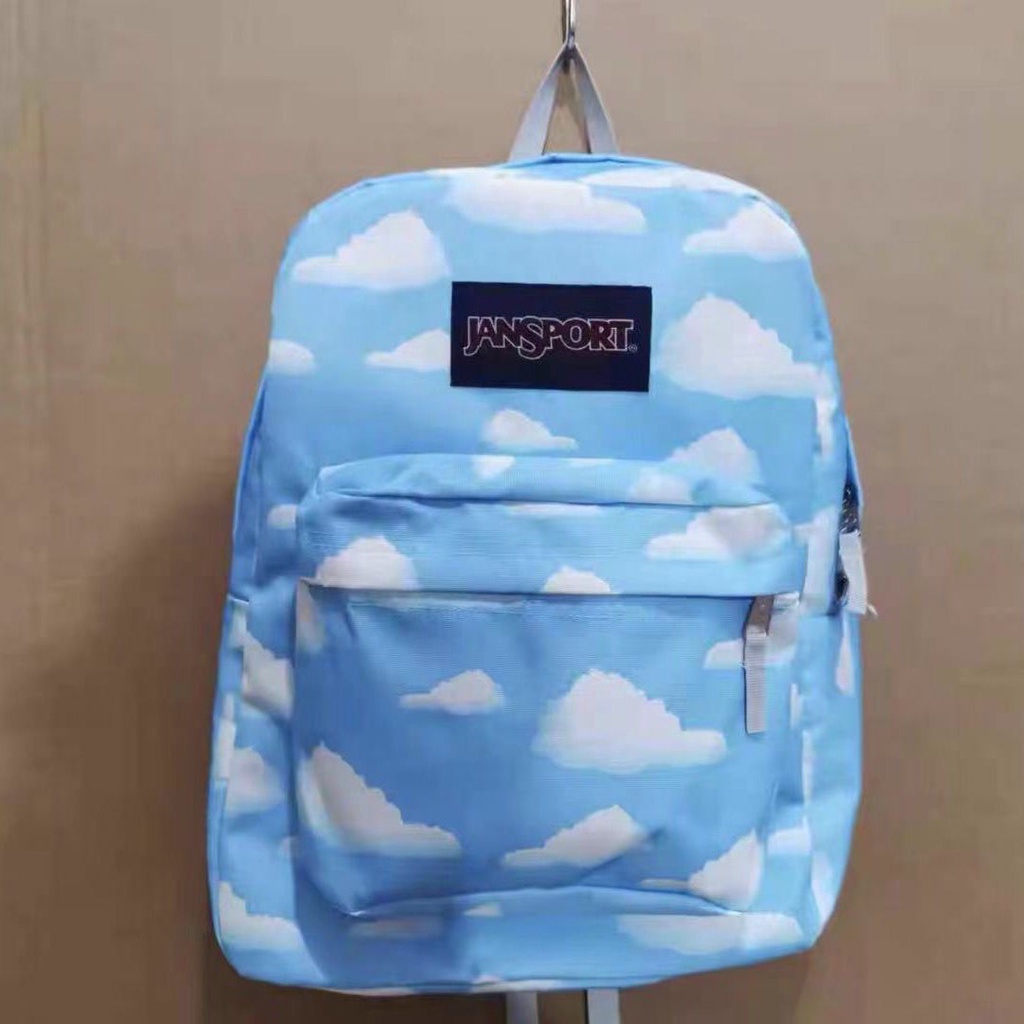 Jansport Sport Casual Backpack Men and Women Computer Bagpack Hipster School Campus Beg Travel Backpack Couple Bag