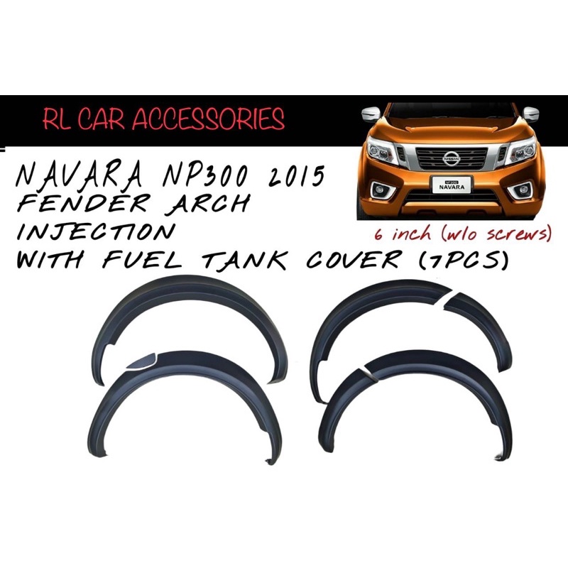 Nissan Navara Np Inch Front Rear Fender Flares Flare Arch Arches Wheel Cover Np