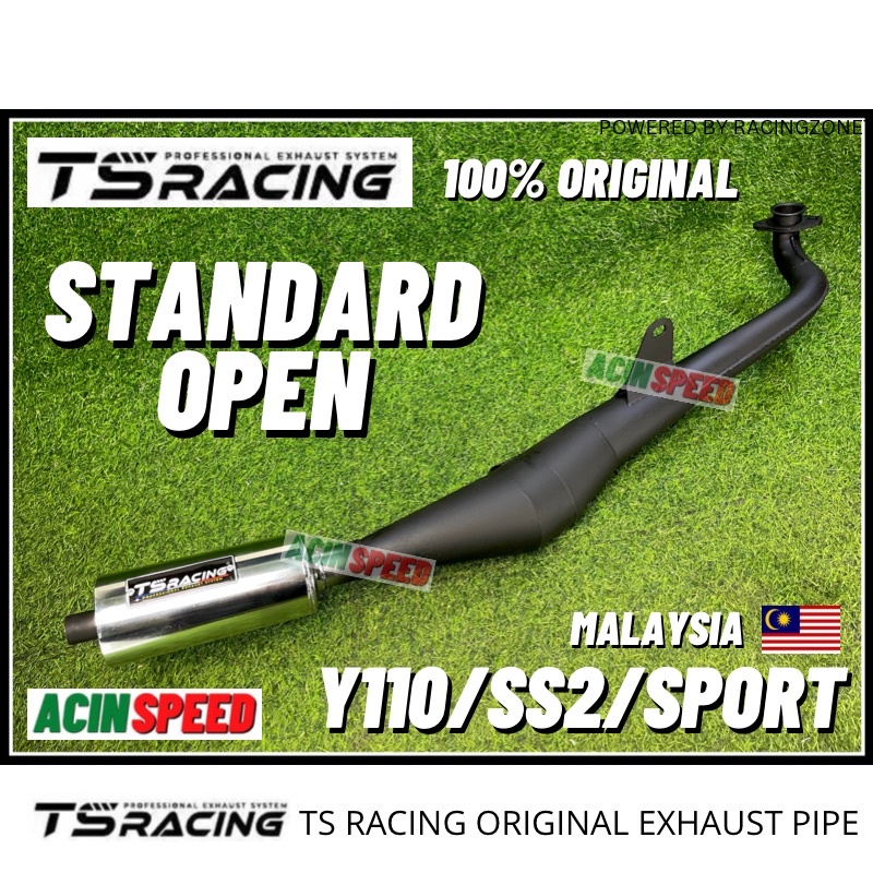 TS RACING Y110 Y100 SS1 SS2 Dinamik Exhaust Standard Racing/ STD Open ...
