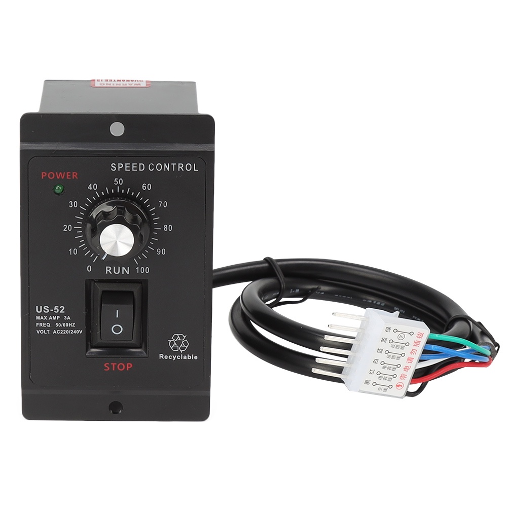 TICFOX Motor Controller 400 W AC 220 V Motor Snelheid Gouverneur Interface 3.96 Motor Snelheid Pinpoint Regulator Controller Vooruit & Achteruit voor Instrumentenvervangers