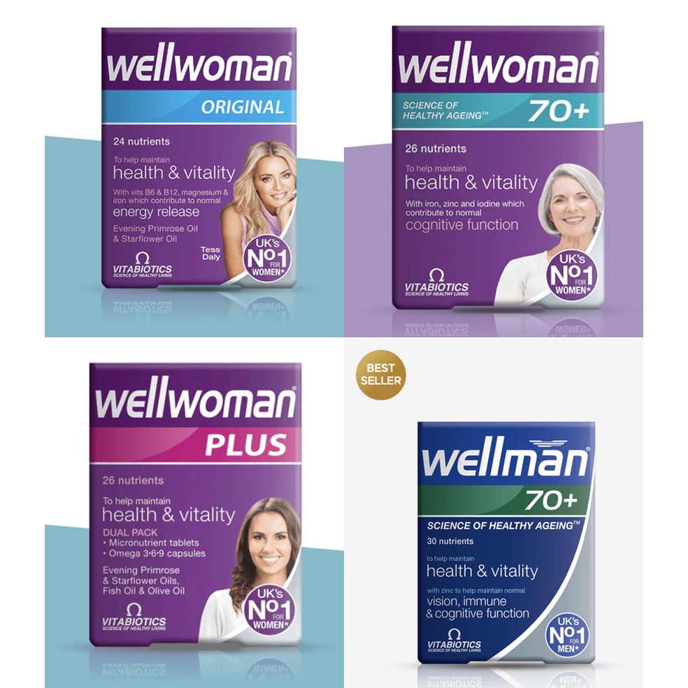 Vitabiotics Wellwoman Wellman Perfectil Pregnacare Supplements Multivitamins Shopee Malaysia