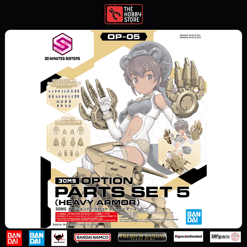 BANDAI 30MS Option Parts Set 19 (Unité Couleur Tableau A) - Kit De Modèle Officiel Japon