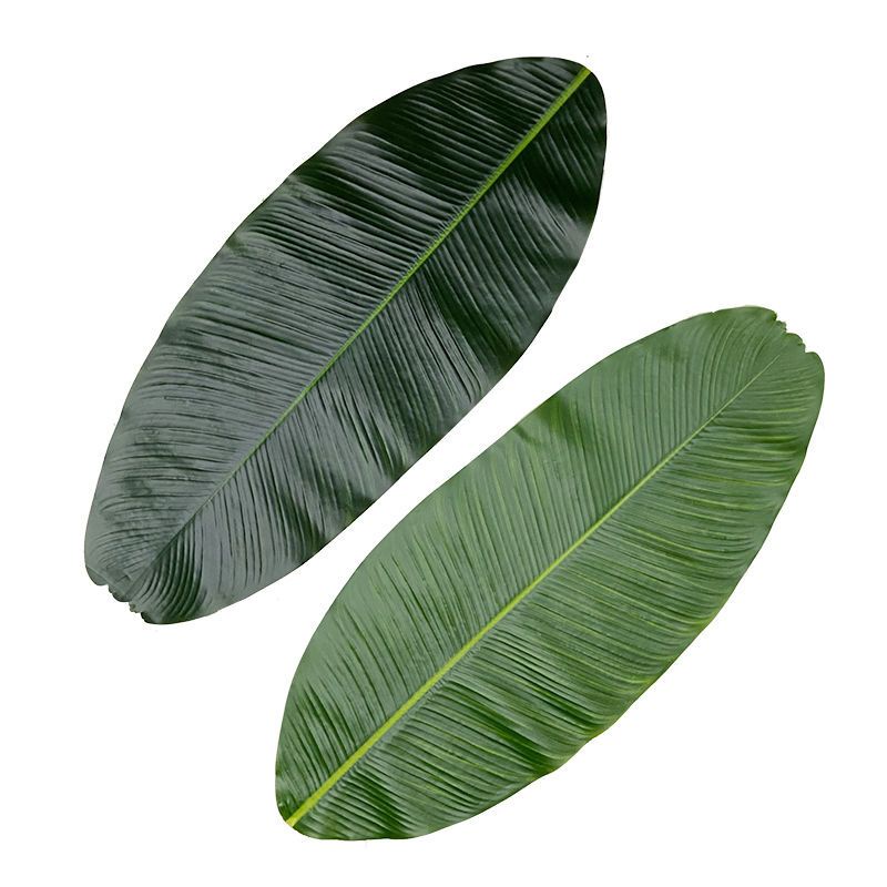 Simulation Japanese Banana Leaf Boneless a Fruit Stall Mat Decorative