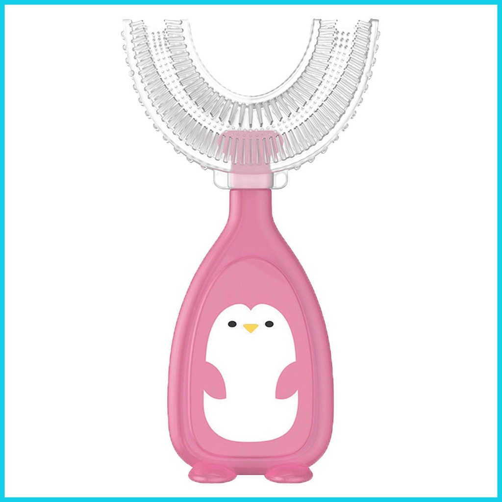 U Shaped Toothbrush for Kids Manual Whole Mouth Toddler Toothbrush All
