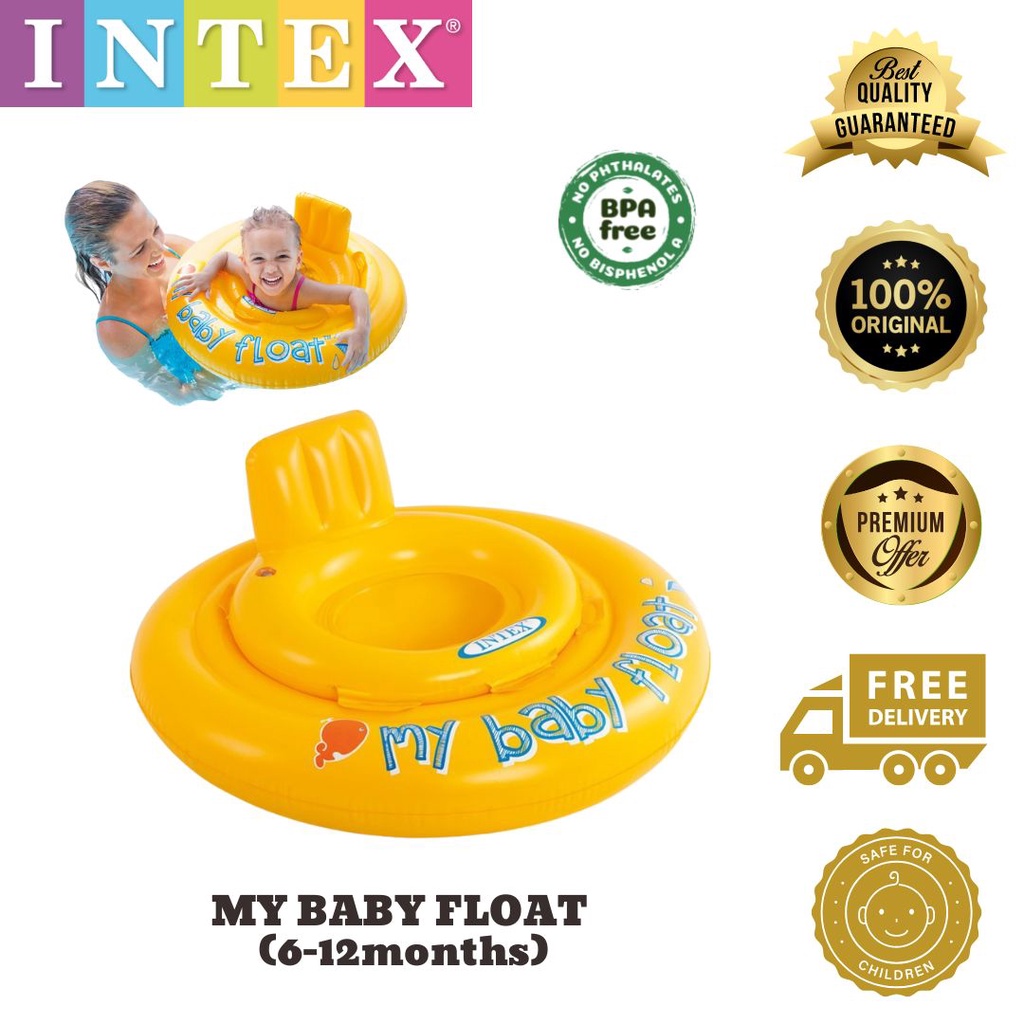 INTEX Baby Float 56585 MY Baby Float pelampung bayi 612months swim