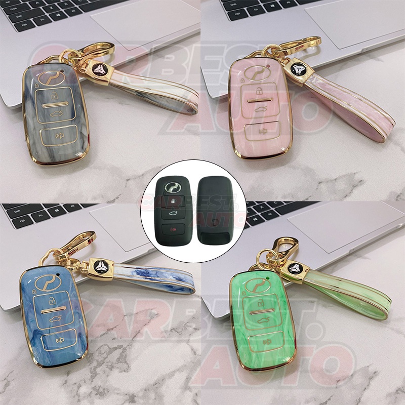 Perodua ATIVA MYVI BEZZA AXIA ARUZ Marble Car Key Cover Case Remote ...