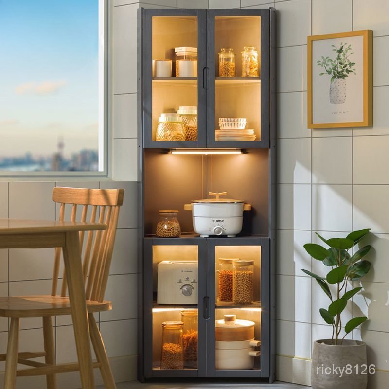 3/5layers Modern corner cabinet triangle shelf living room corner