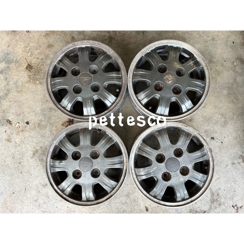 Rim Daihatsu Mira L5 13” Sport Rims set for Perodua Kancil Rusa ...