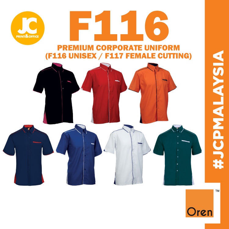 JCP x OREN SPORT Unisex F1 Corporate Uniform Best Selling Polyester ...