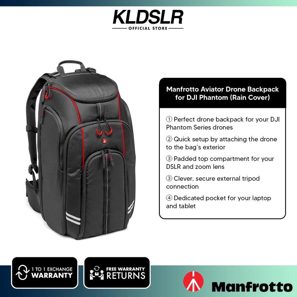 Manfrotto Aviator drone backpack for DJI Phantom MB BPD1 Shopee Malaysia