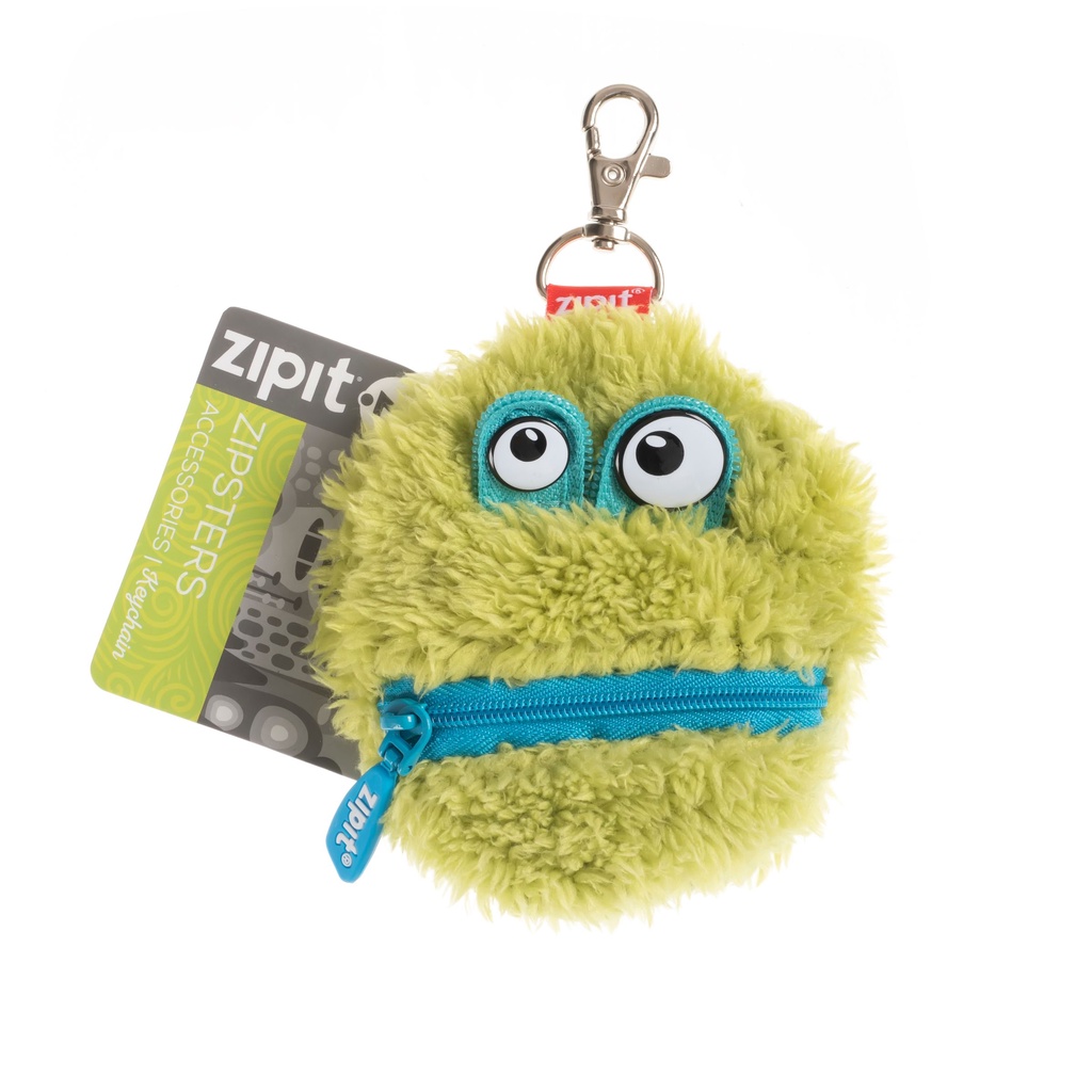Zipit Plush Green Coin Pouch | Shopee Malaysia