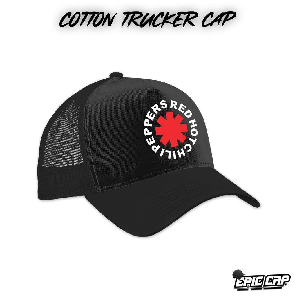 RHCP Red Hot Chili Peppers Rock Band Music Design Print Cotton Trucker ...