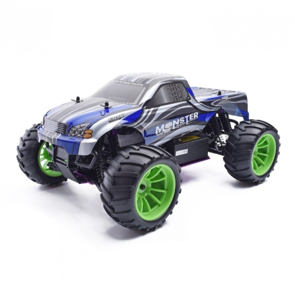 HSP RACING 94108 TYRANNOSAURUS NITRO POWERED 1/10 4WD MONSTER TRUCK RC ...