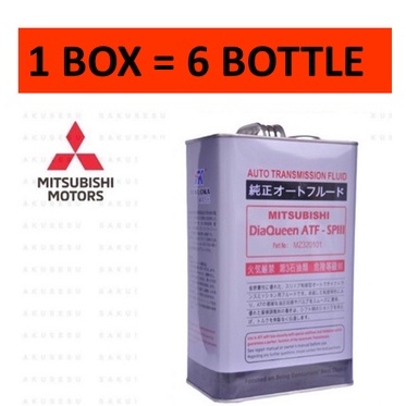Mitsubishi Diaqueen SP3 ATF gear oil (4 liter) 1 BOX | Shopee Malaysia