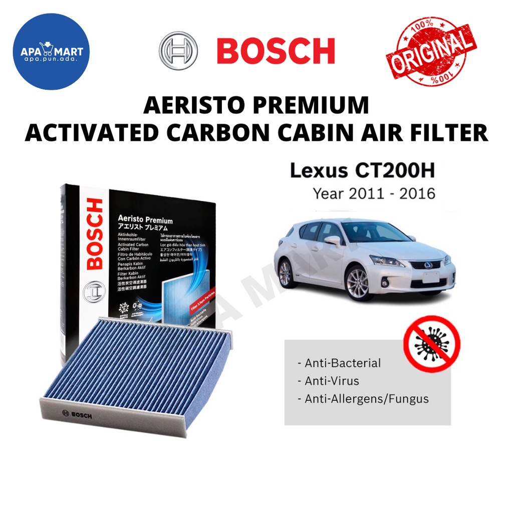 Genuine Bosch Aeristo Premium Activated Carbon Cabin Air Filter