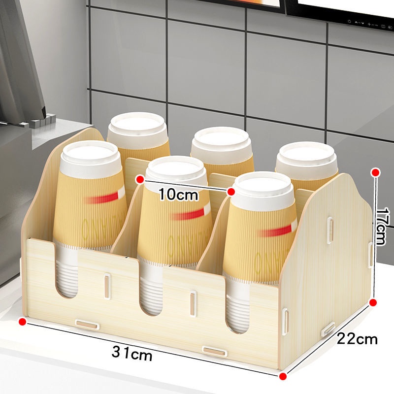 Wooden Cup Holder Cup Puller Bar Storage Pipette Stand Disposable Paper
