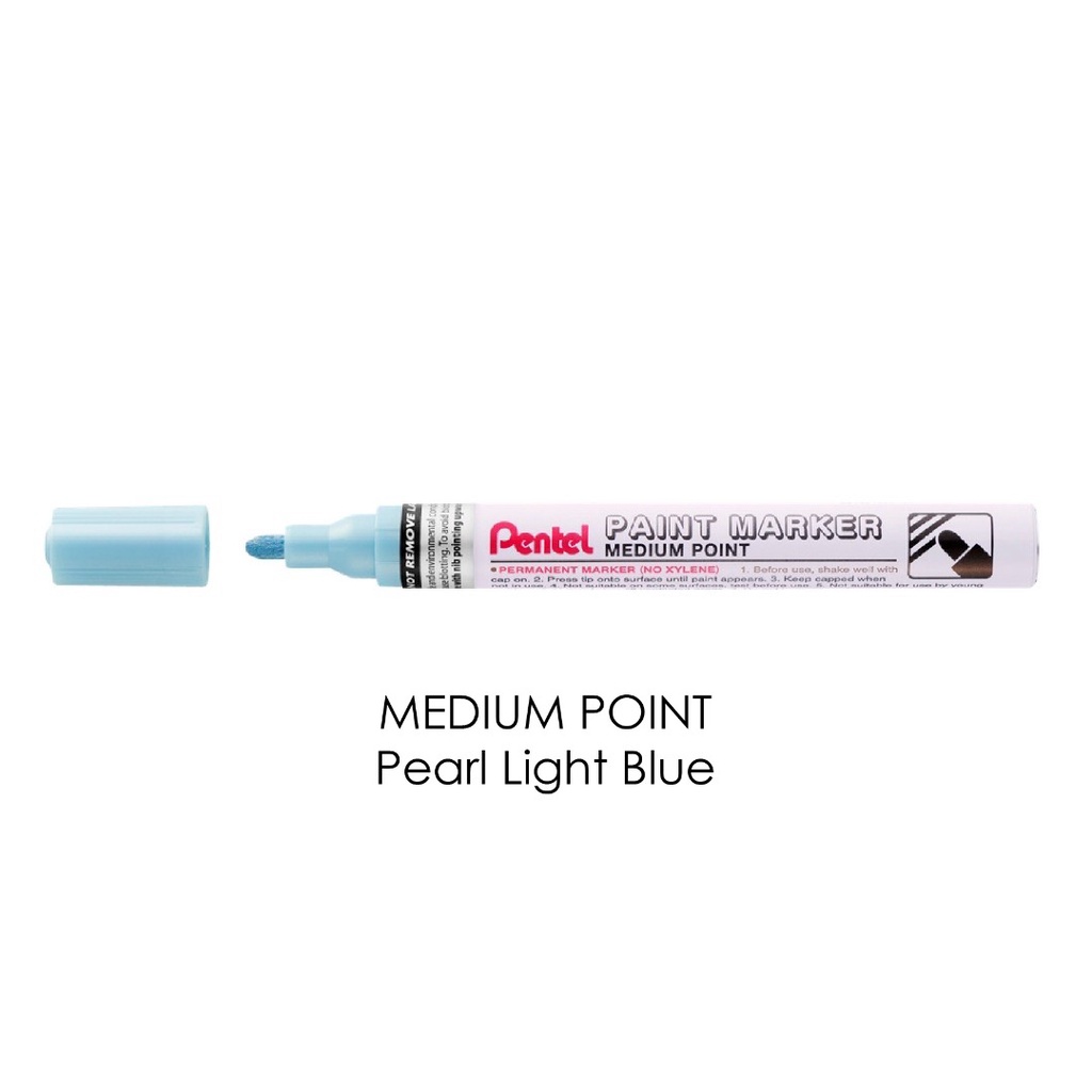 PENTEL Paint Marker Gold / White / Silver Colour Extra Fine Point Fine