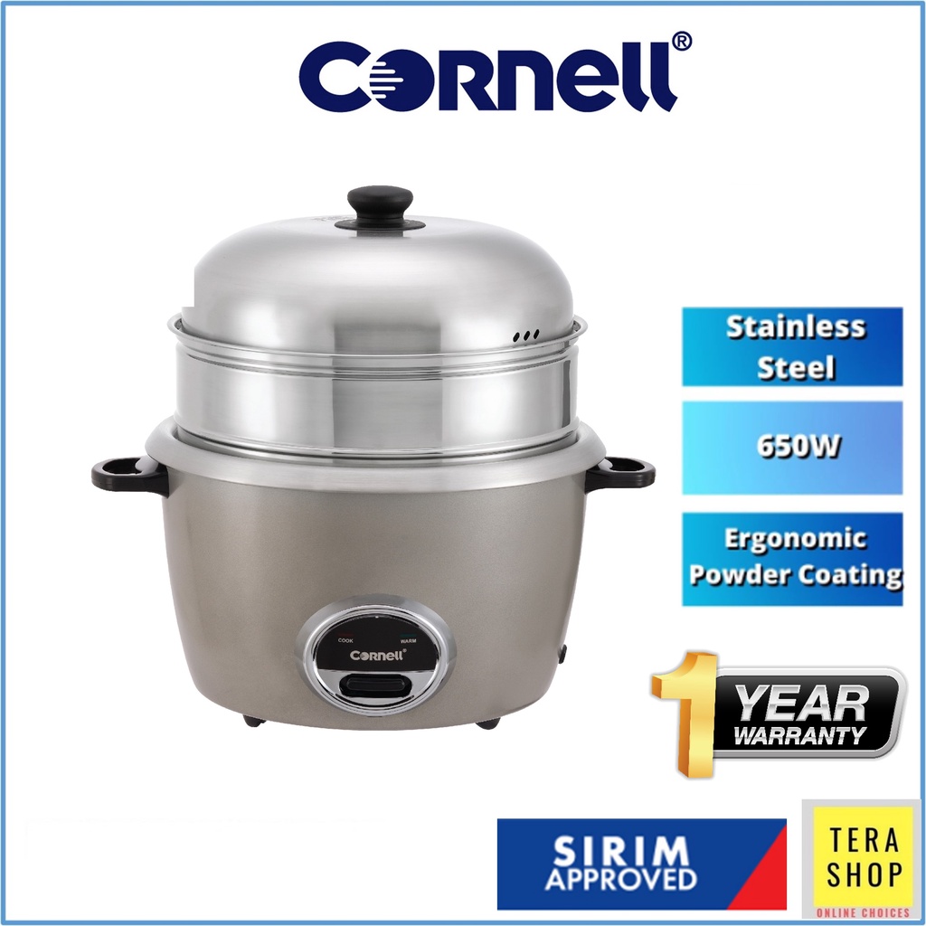 Cornell CRC-CP220SS Rice Cooker Steam Pro with Multilayers SUS304 ...