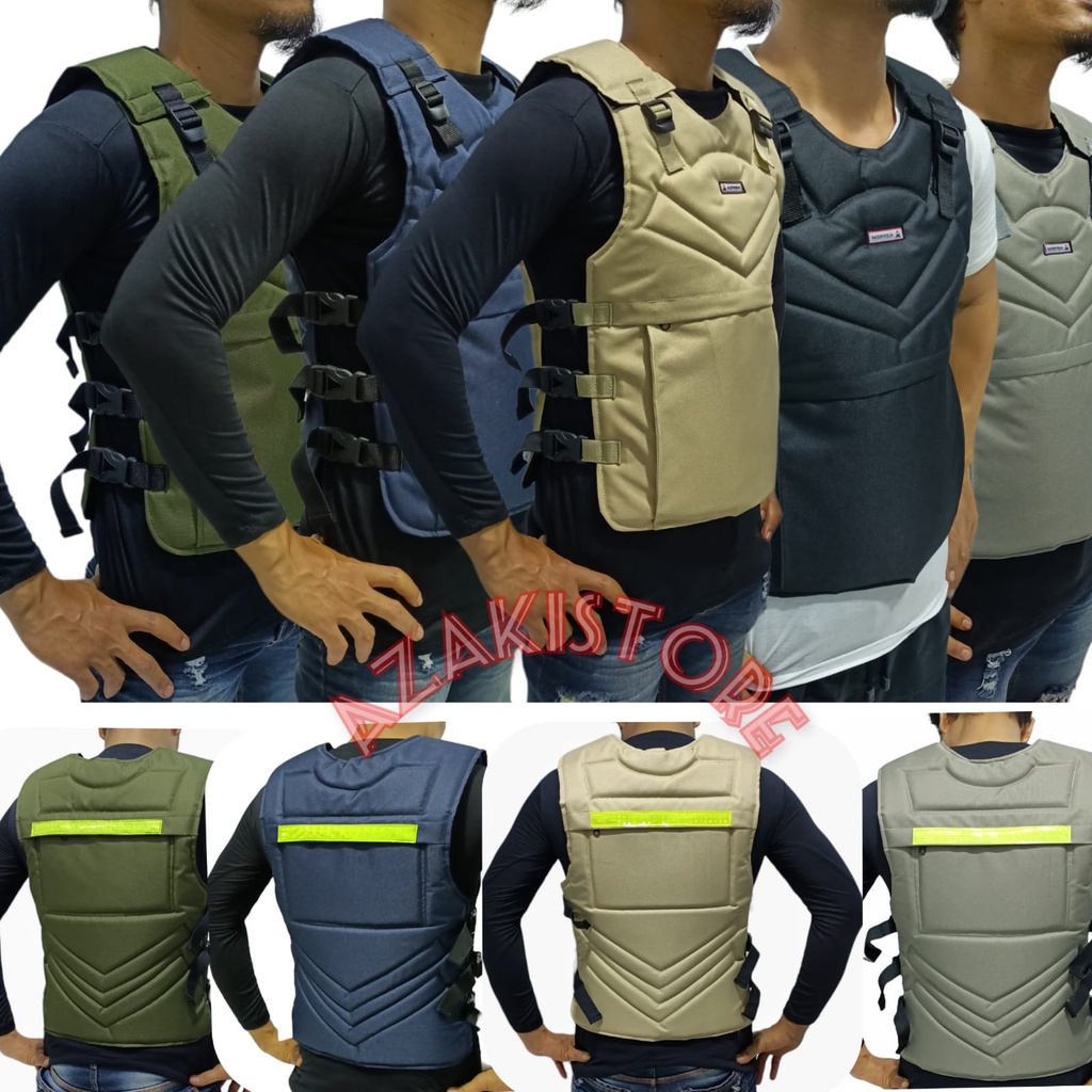 Riders Motorcycle Vest Jacket Chest and Back Protector Waterproof Vest ...