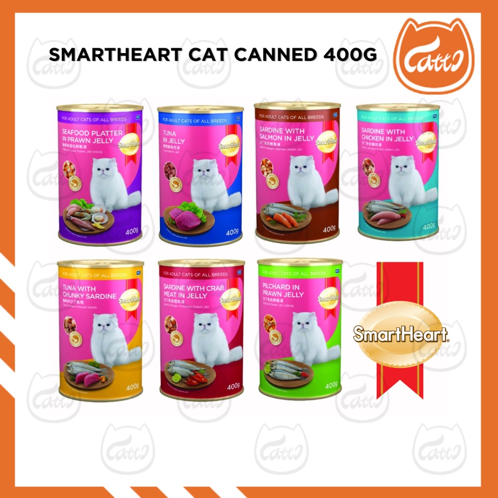 CATTO SmartHeart Canned Wet Food Makanan Kucing Basah Cat food pet 400g ...