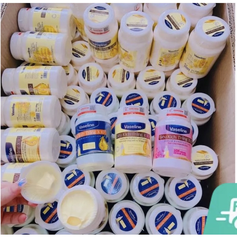 Whitening body vitamin b10 mix body cream Kich trang vaseline body