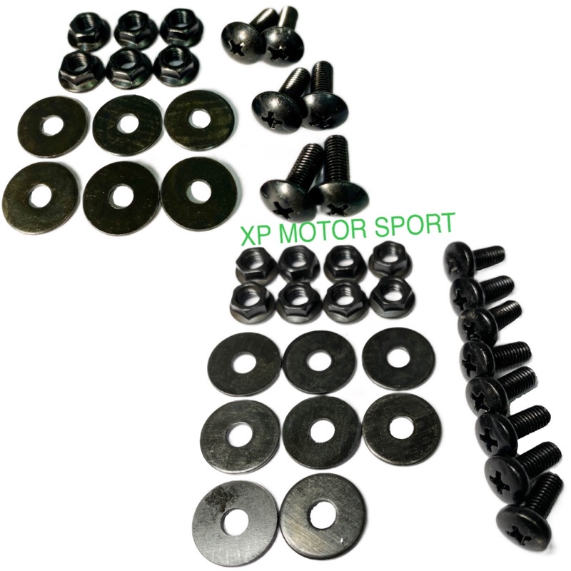 Yamaha RXz MILI/ RXZ CATALYZER Cowling Screw Set Skru Visor Fering