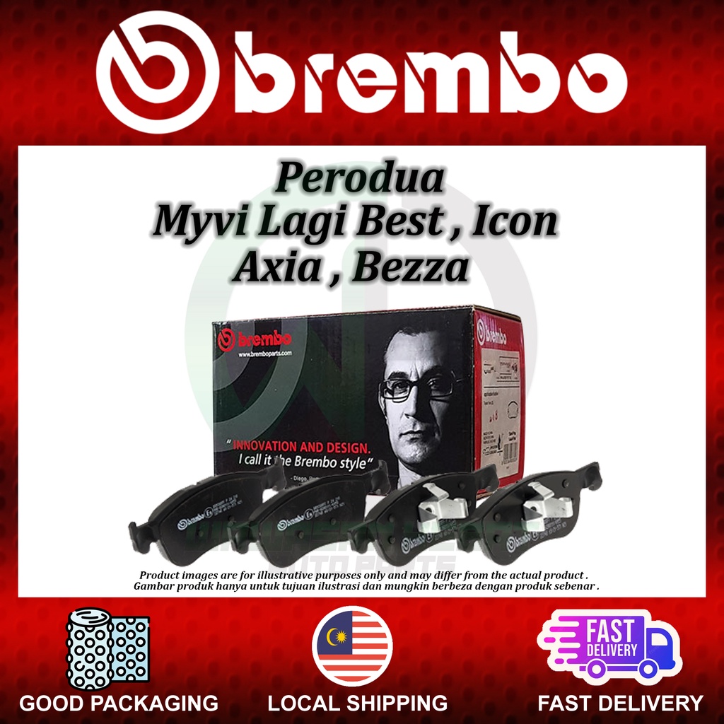 Perodua Myvi Lagi Best , Icon , Axia , Bezza Front Brake Pad , Disc