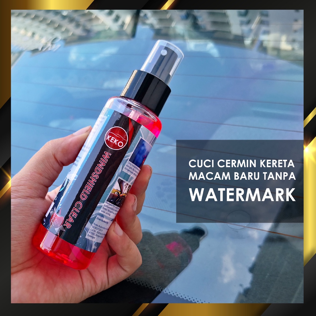 Sabun Cermin Kereta Cleaner Watermark Remover Car Glass Polish Wax