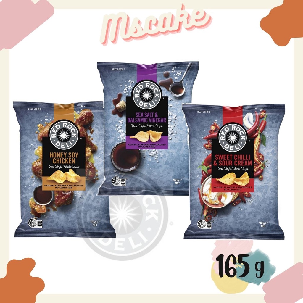 Red Rock Deli Potato Chips Australia 165g Shopee Malaysia
