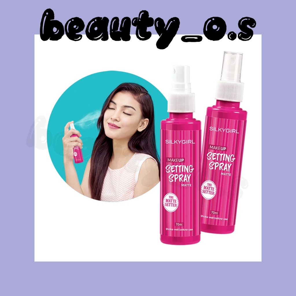 SILKYGIRL MAKEUP SETTING SPRAY MATTE (70ML) | Shopee Malaysia