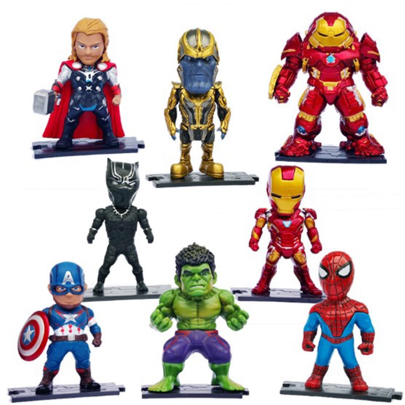 Marvel Action Figures Avengers Infinity War Thanos Hulkbuster Black