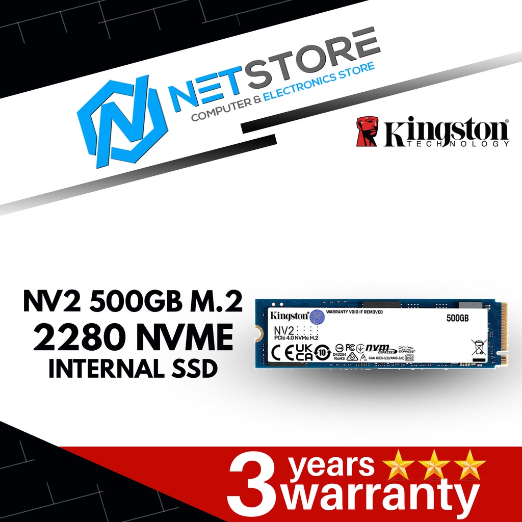 SSD KINGSTON NV2, 1TB M.2 PCIe NVME