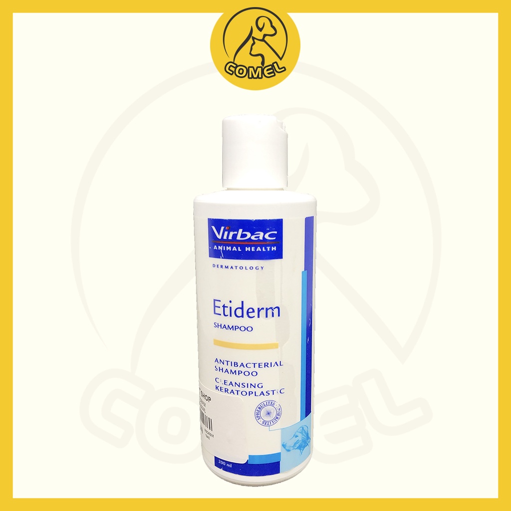 Virbac Etiderm Shampoo - Antibacterial Shampoo/Dog Shampoo 200ml ...