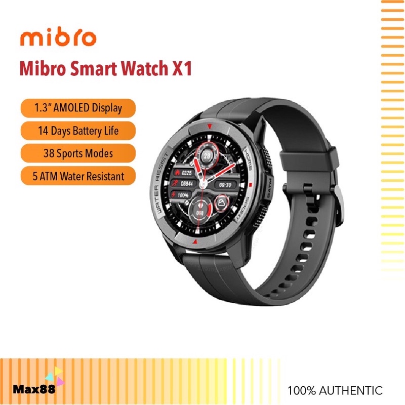 Mibro Watch X1 Smart Watch 1.3" AMOLED HD Display 60 Days Battery Life ...