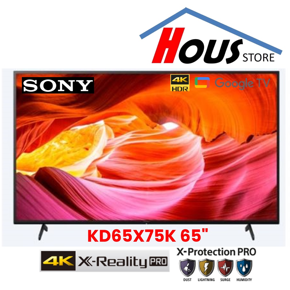 Sony X75K KD-55X75K 55" KD65X75K 65" 4K HDR UHD Smart TV (Google TV ...